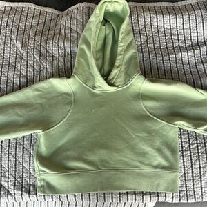 lululemon athletica Green Sweatshirt Crew Neck Soft Fabric